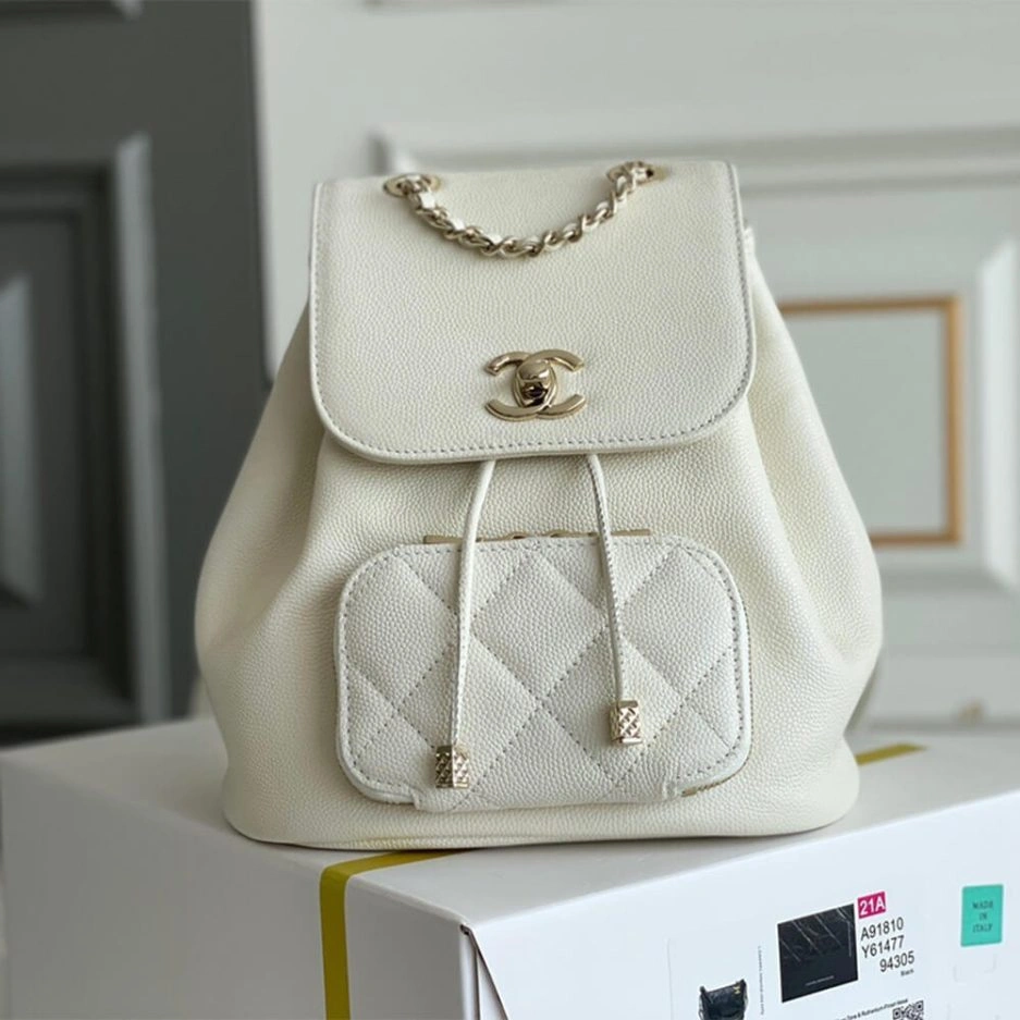 Comfortable CHANEL  Caviar Backpack 1090
