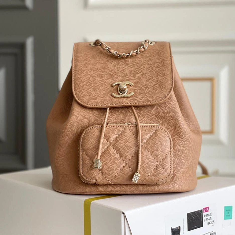 Modern CHANEL  Caviar Backpack 1077