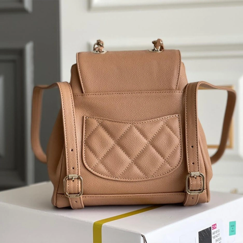 Modern CHANEL  Caviar Backpack 1077