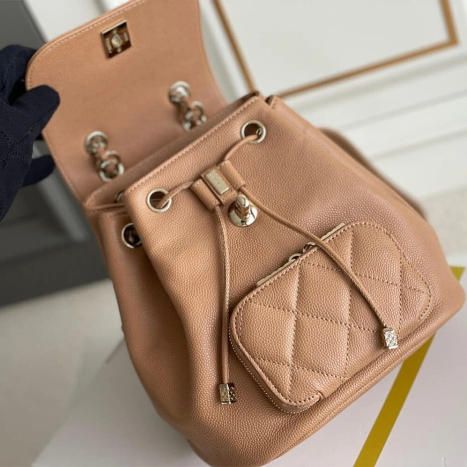 Modern CHANEL  Caviar Backpack 1077