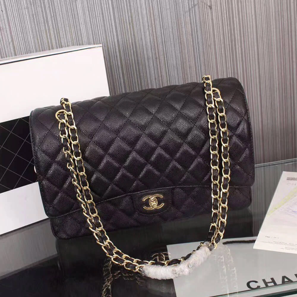 Minimalist CHANEL  Maxi Handbag 1204