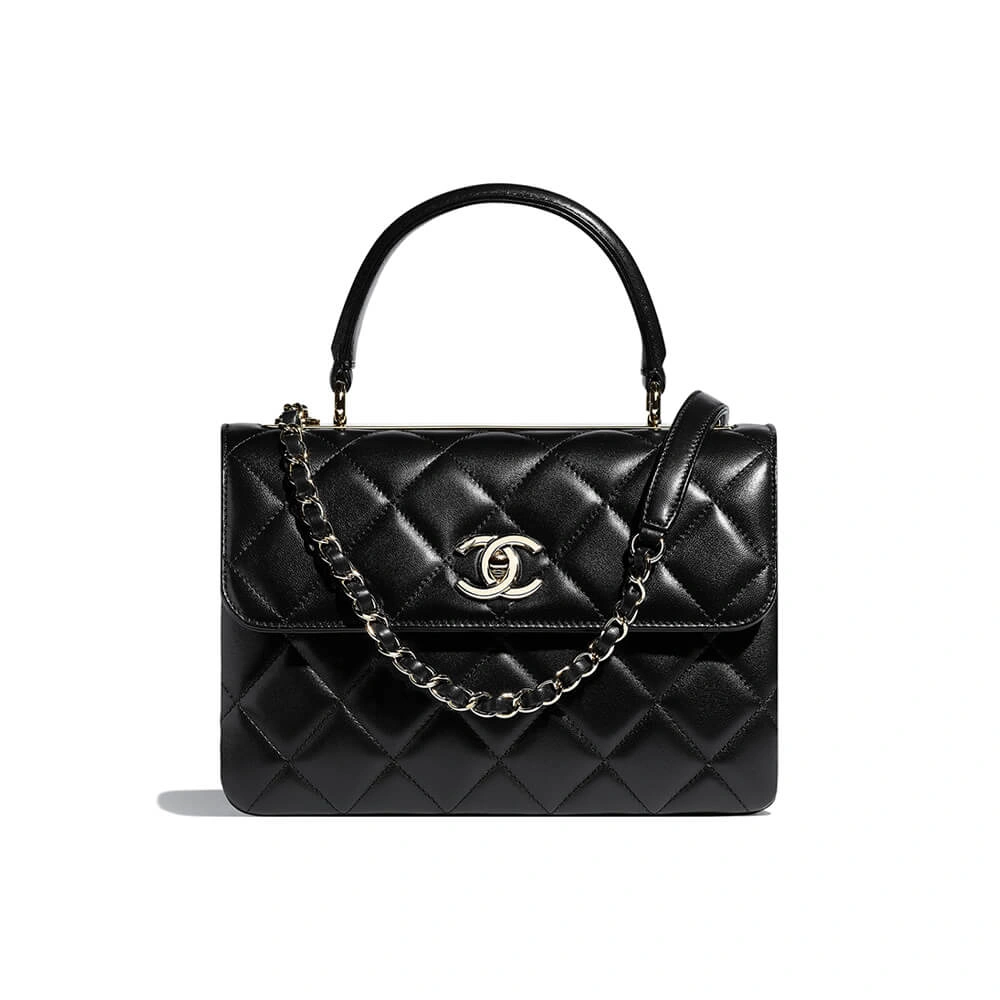 CHANEL FLAP BAG WITH TOP HANDLE Original 1191