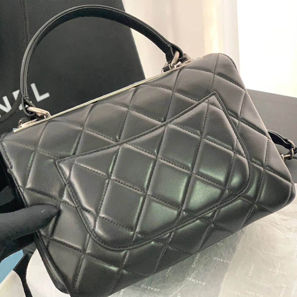 CHANEL FLAP BAG WITH TOP HANDLE Original 1191
