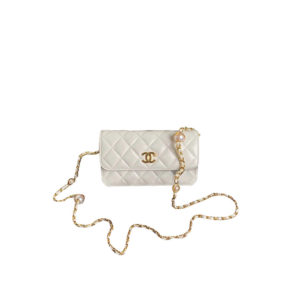 CHANEL Flap Phone Holder with Chain(HIGH-END GRADE) OnTrend 1081