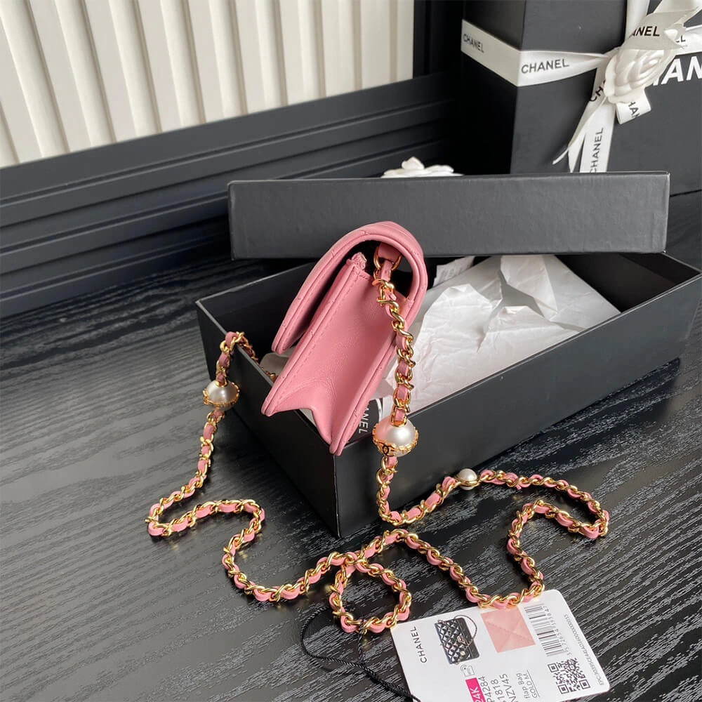 CHANEL Flap Phone Holder with Chain(HIGH-END GRADE) SoftTouch 1057