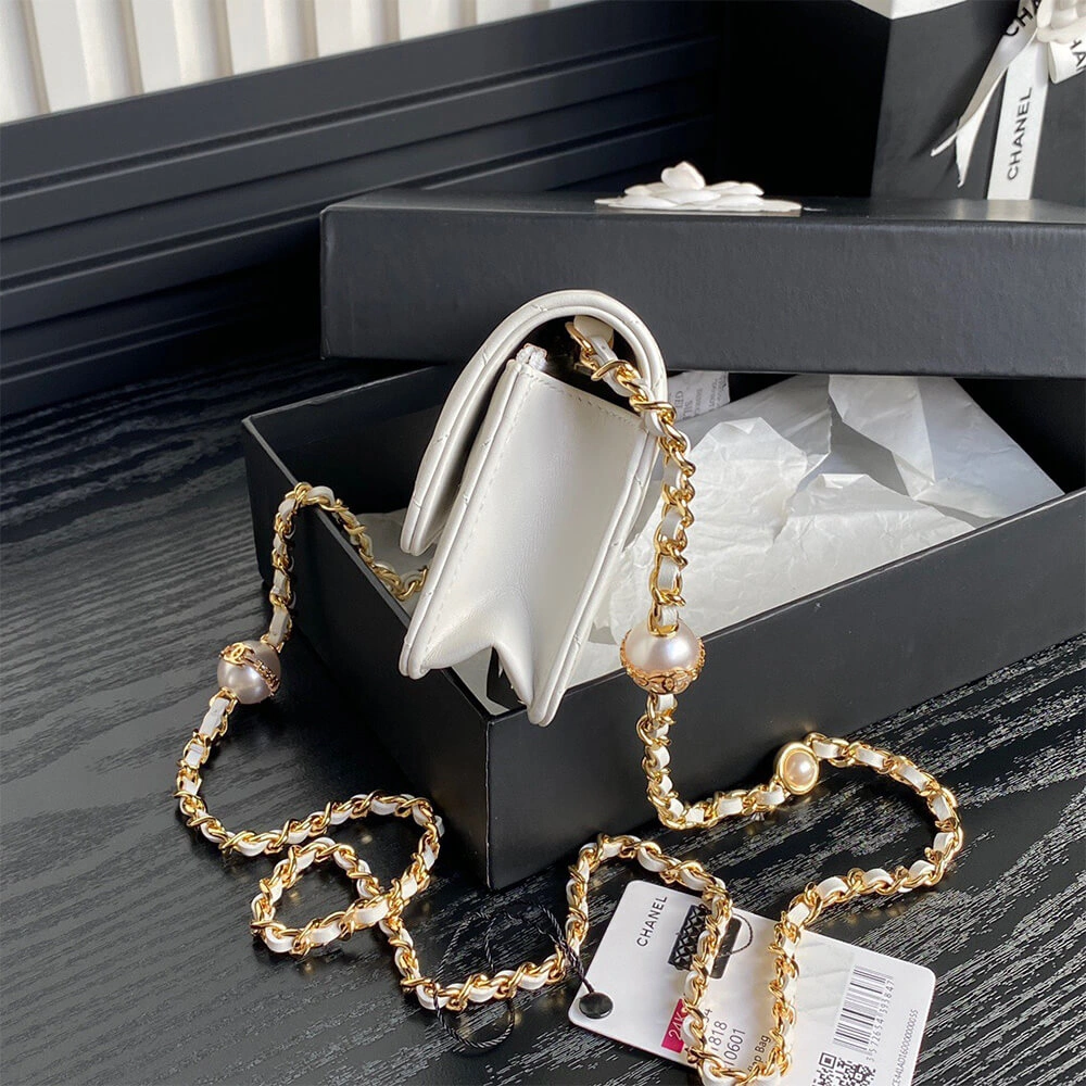 CHANEL Flap Phone Holder with Chain(HIGH-END GRADE) OnTrend 1081