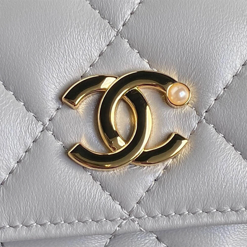 CHANEL Flap Phone Holder with Chain(HIGH-END GRADE) TimelessDesign 1136