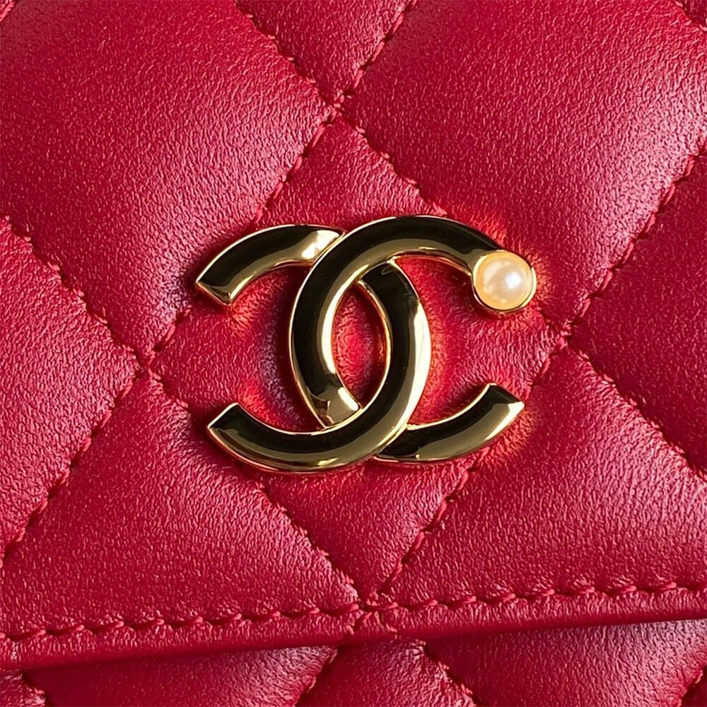 CHANEL Flap Phone Holder with Chain(HIGH-END GRADE) Reliable 1117