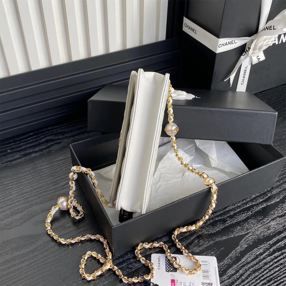 CHANEL Flap Phone Holder with Chain(HIGH-END GRADE) OnTrend 1081