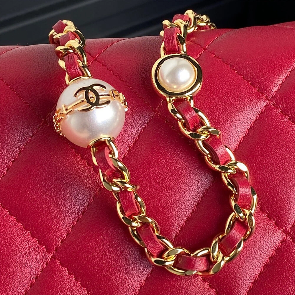 CHANEL Flap Phone Holder with Chain(HIGH-END GRADE) Reliable 1117