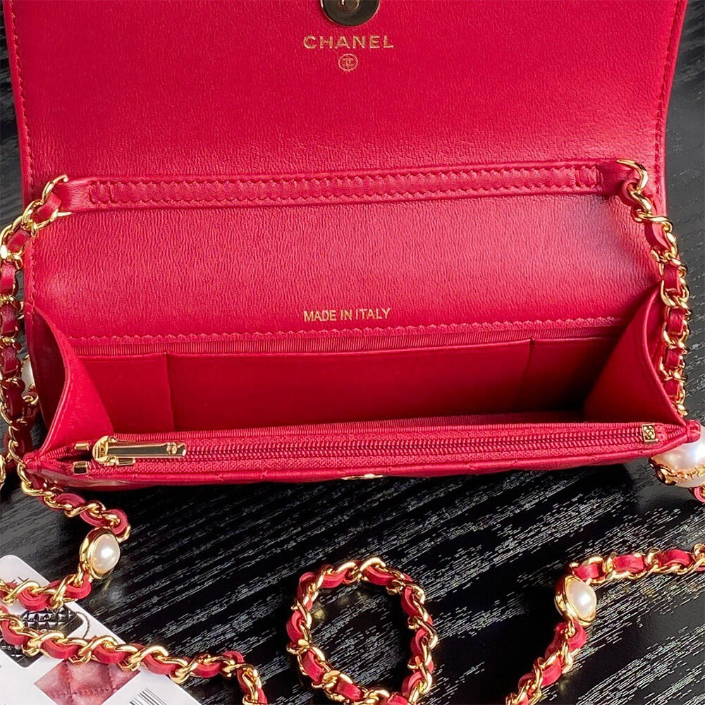 CHANEL Flap Phone Holder with Chain(HIGH-END GRADE) Reliable 1117