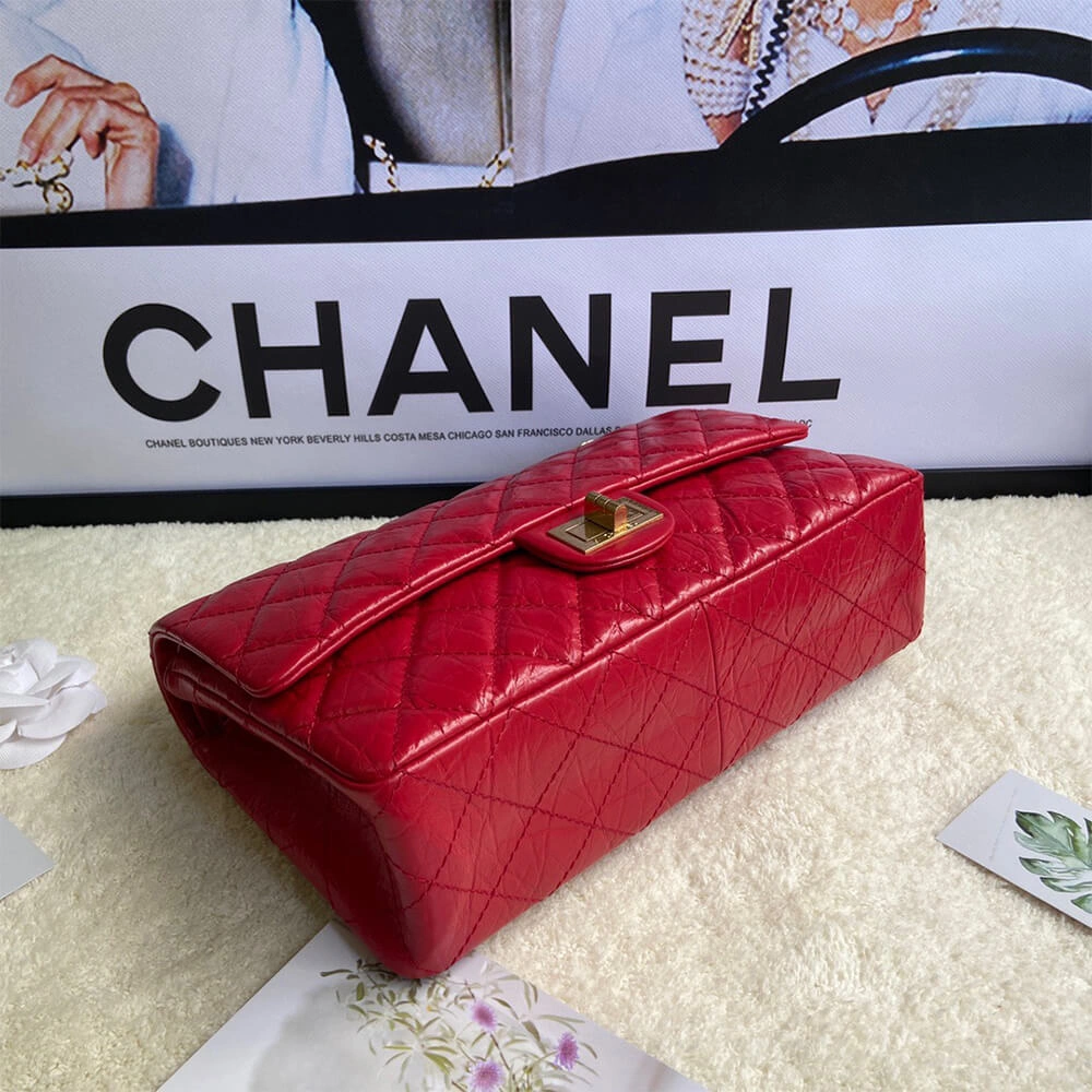 Stretchable CHANEL LARGE 2.55 HANDBAG 1218