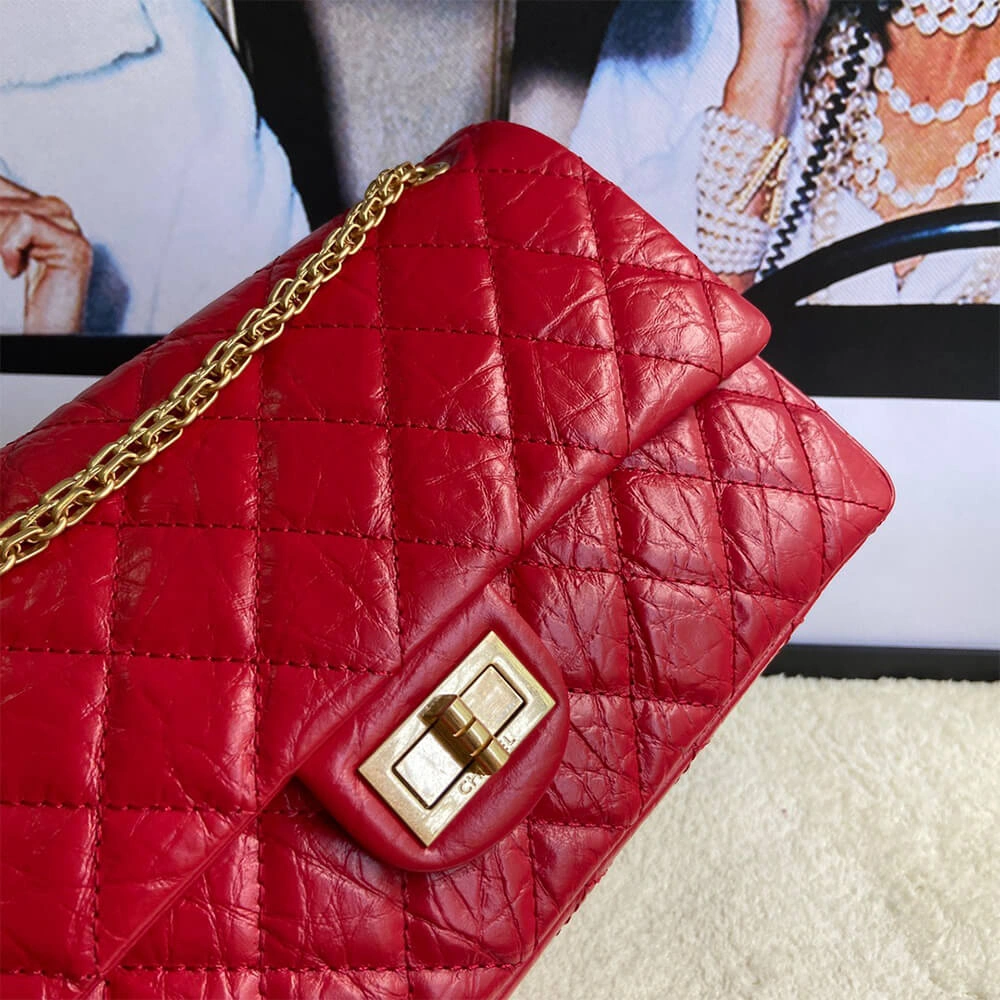 Stretchable CHANEL LARGE 2.55 HANDBAG 1218