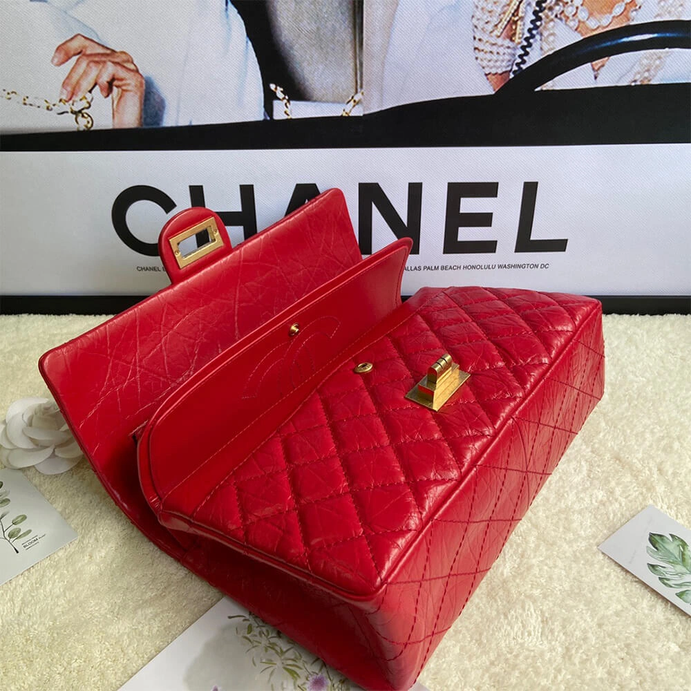 Stretchable CHANEL LARGE 2.55 HANDBAG 1218