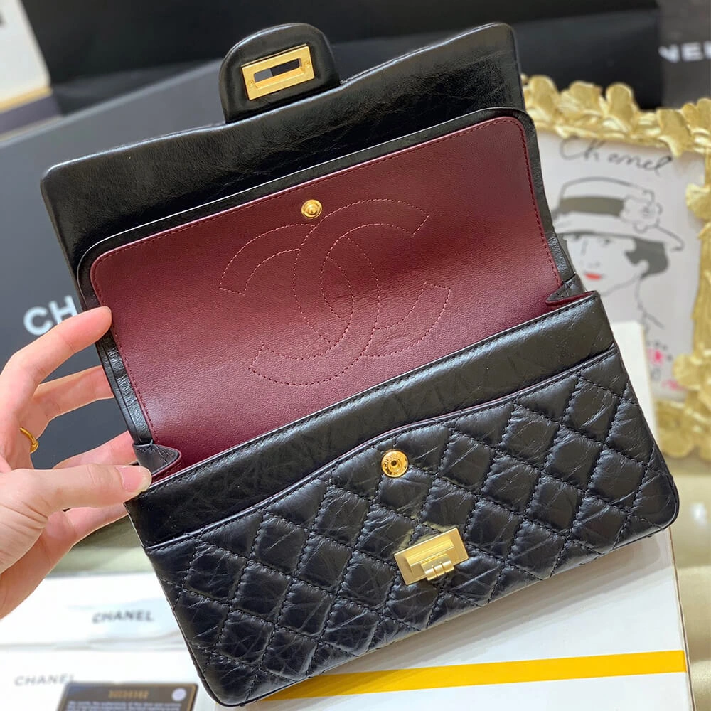 Breathable CHANEL LARGE 2.55 HANDBAG 1216