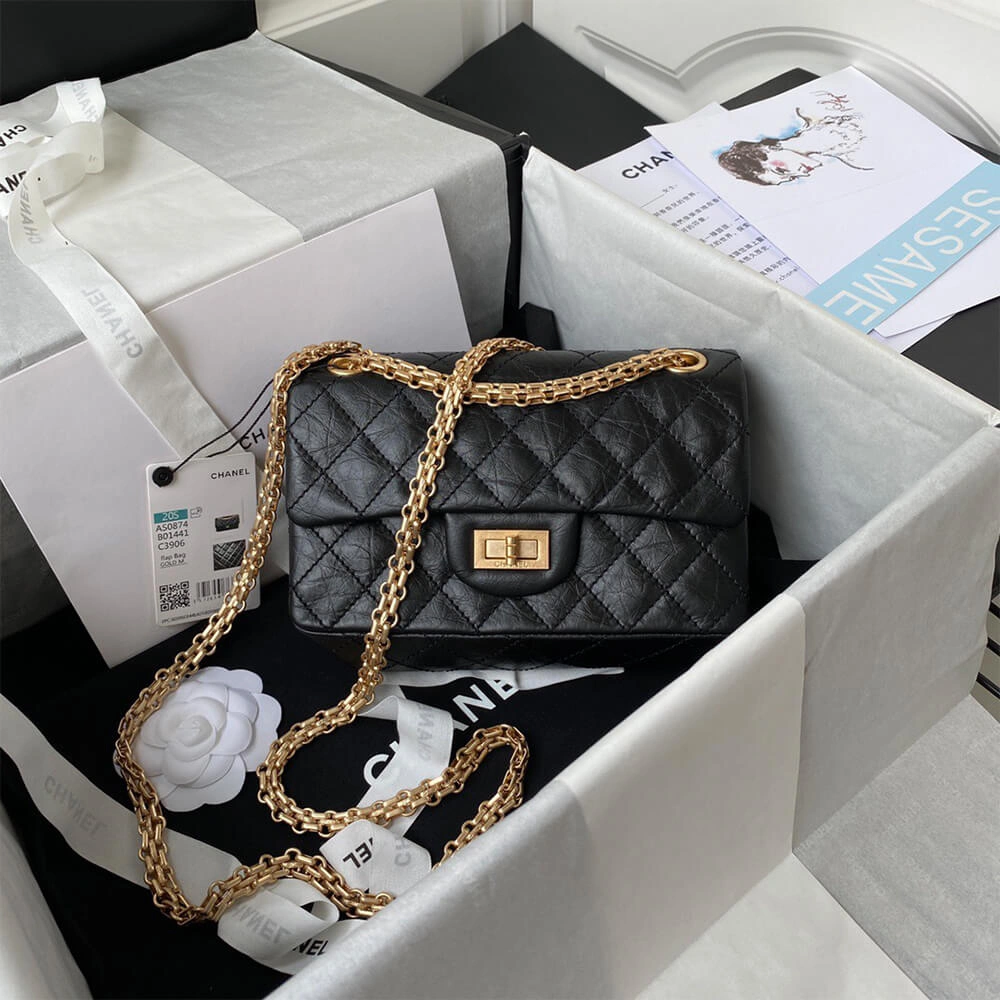 Durable CHANEL MINI 2.55 Handbag 1050