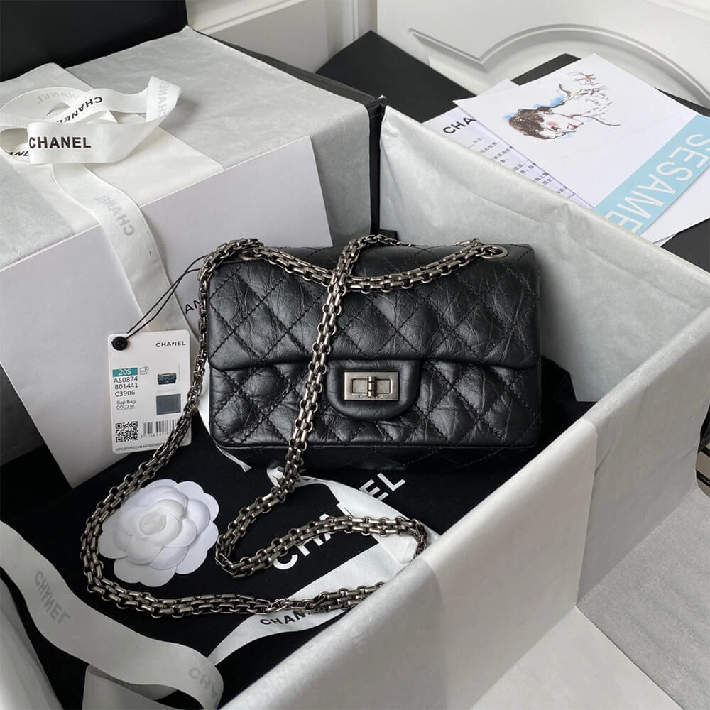 CHANEL MINI 2.55 Handbag Timeless 1058
