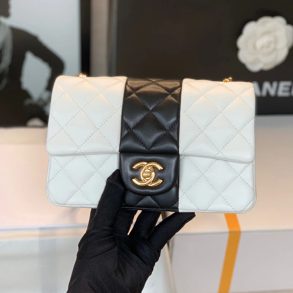 Bold CHANEL MINI FLAP BAG 1215