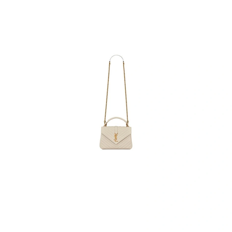 COLLEGE MEDIUM CHAIN BAG IN QUILTED LEATHER FlexibleFit 1480