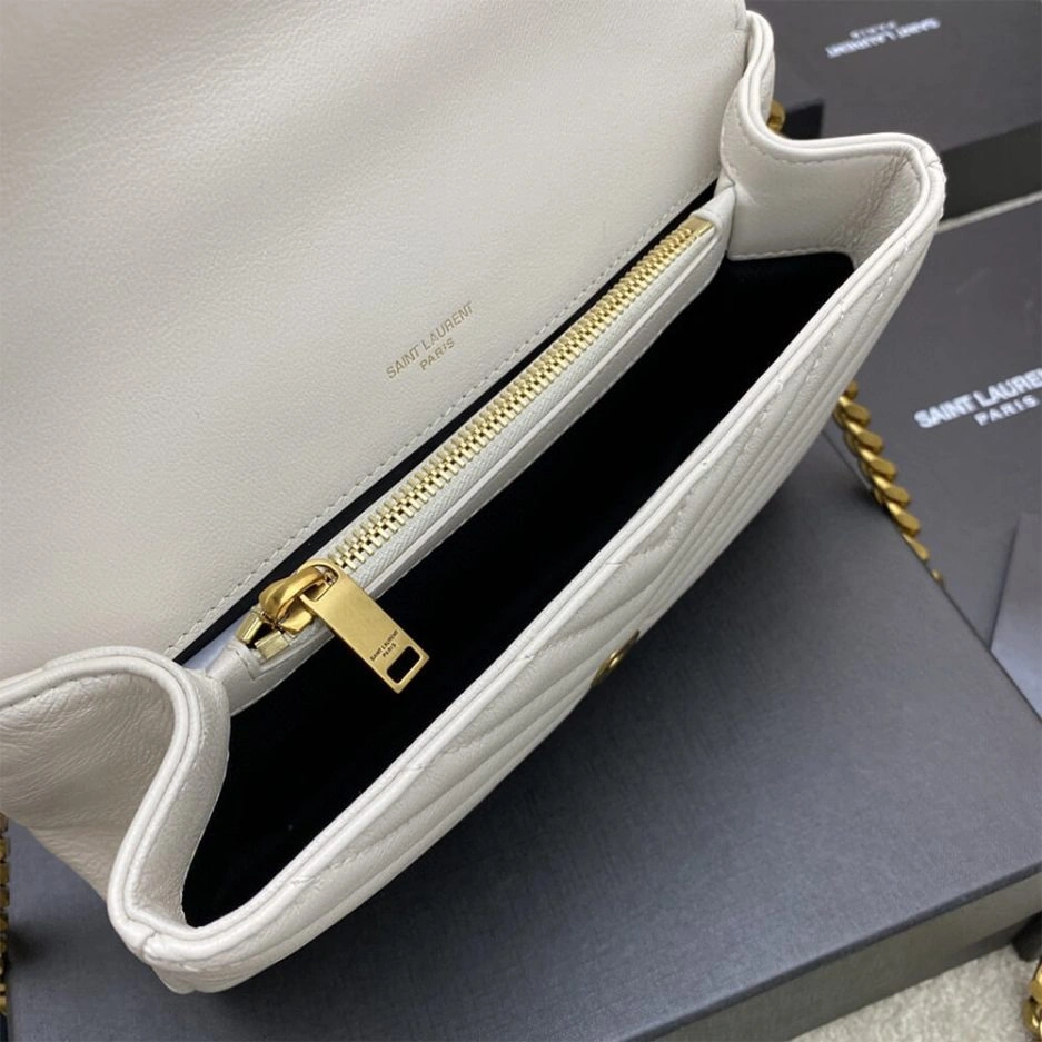 COLLEGE MEDIUM CHAIN BAG IN QUILTED LEATHER FlexibleFit 1480