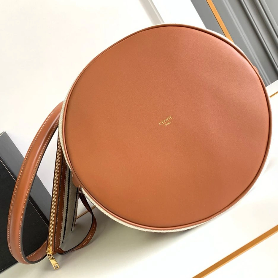 UrbanStyle Celine BUCKET 16 BAG IN STRIPED TEXTILE WITH CELINE JACQUARD(high-end grade) 1608