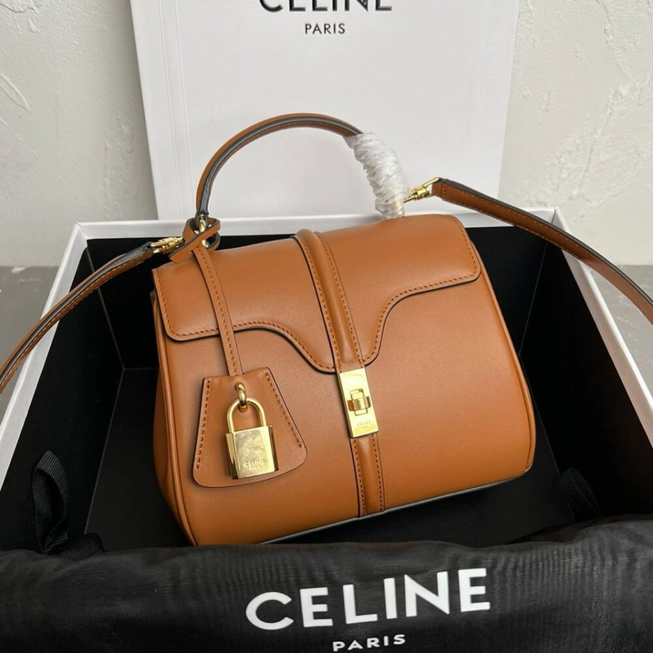 Celine MINI 16 IN SATINATED CALFSKIN(high-end grade) GoodFit 1633