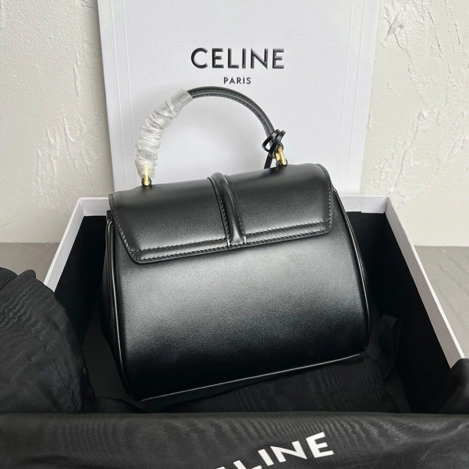 Celine MINI 16 IN SATINATED CALFSKIN(high-end grade) Flexible 1610