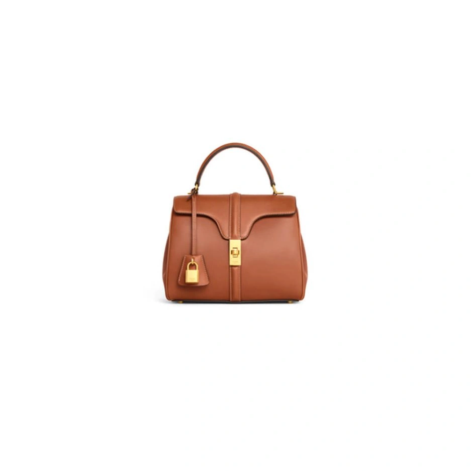 Seasonal Celine SMALL 16 BAG IN SATINATED CALFSKIN(high-end grade) 1605
