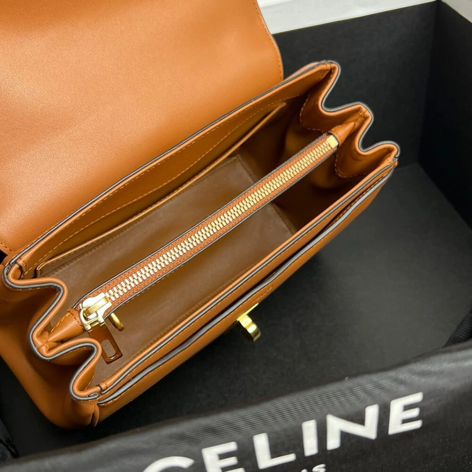 Seasonal Celine SMALL 16 BAG IN SATINATED CALFSKIN(high-end grade) 1605