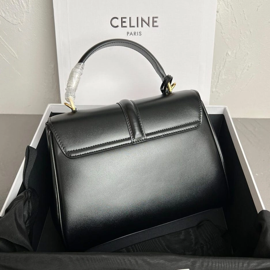 Celine SMALL 16 BAG IN SATINATED CALFSKIN(high-end grade) Vibrant 1647