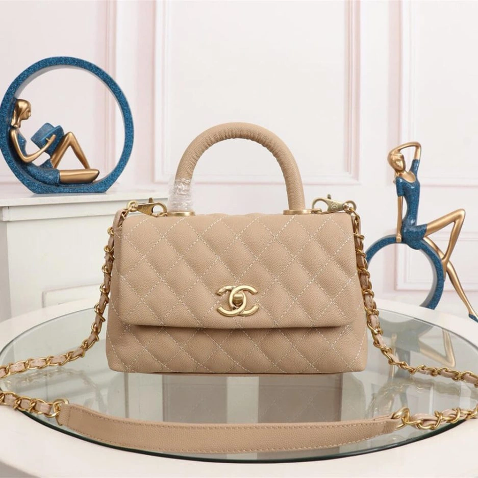 Soft Chanel Coco handle flap shoulder bag PM 1129