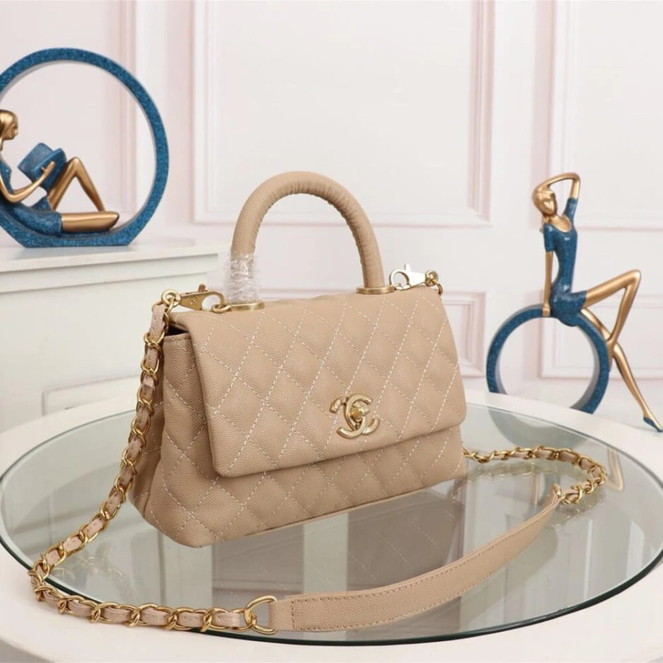 Soft Chanel Coco handle flap shoulder bag PM 1129