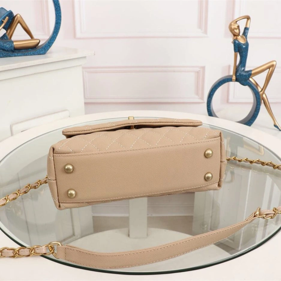 Soft Chanel Coco handle flap shoulder bag PM 1129