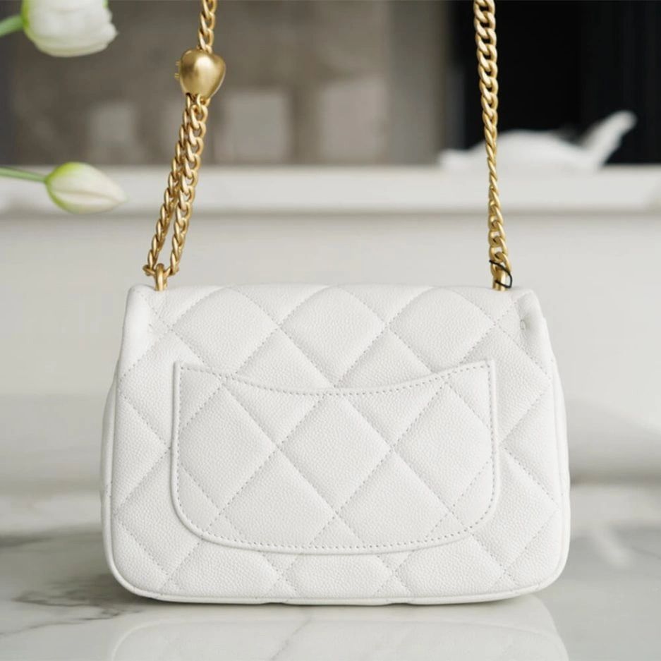 Chanel Love Gold Ball Chain Shoulder Bag Bold 1111
