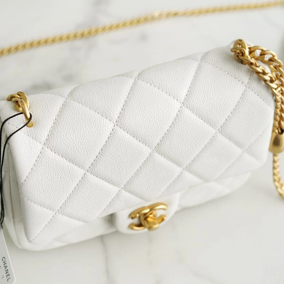 Chanel Love Gold Ball Chain Shoulder Bag Bold 1111