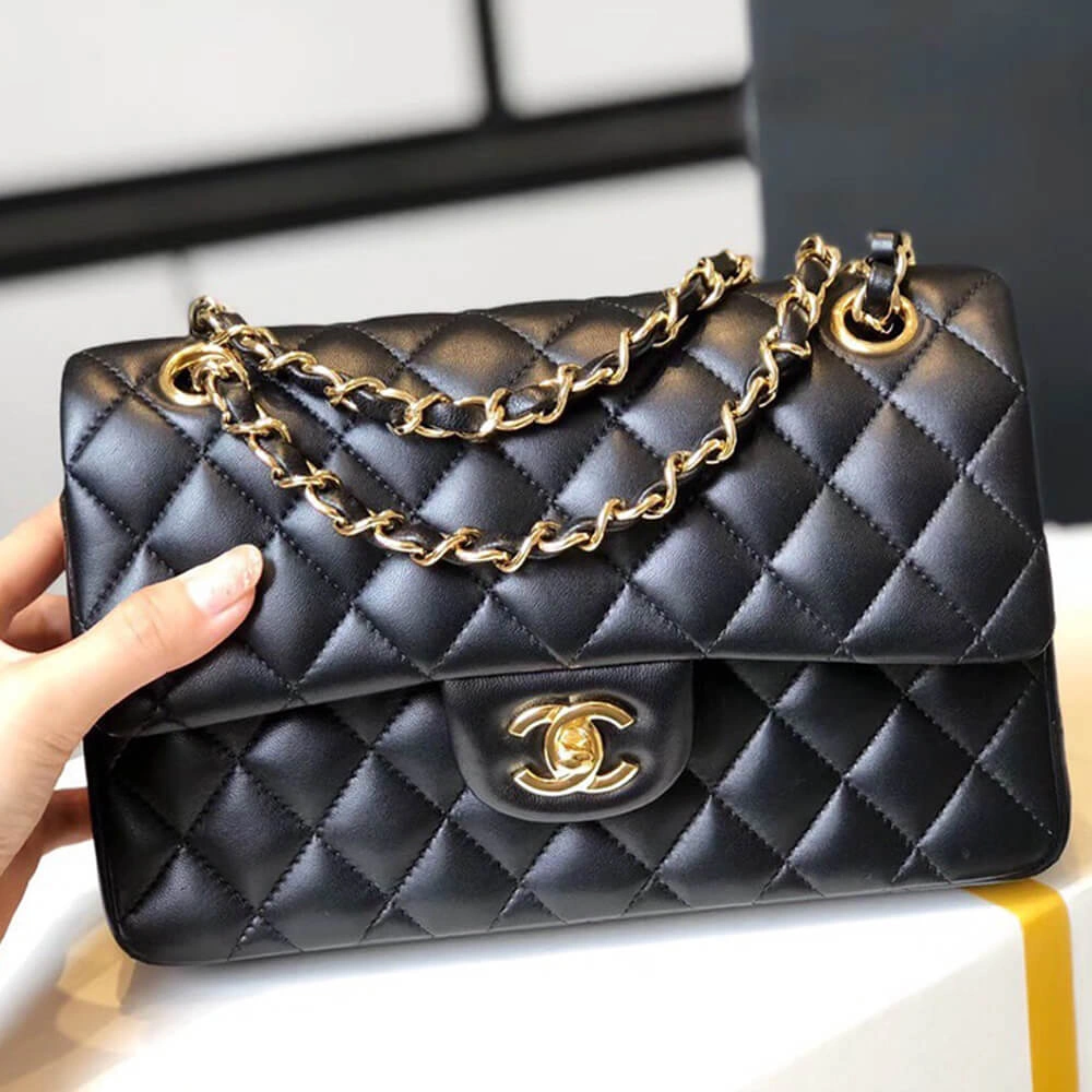 Chanel SMALL CLASSIC HANDBAG NewStyle 1213