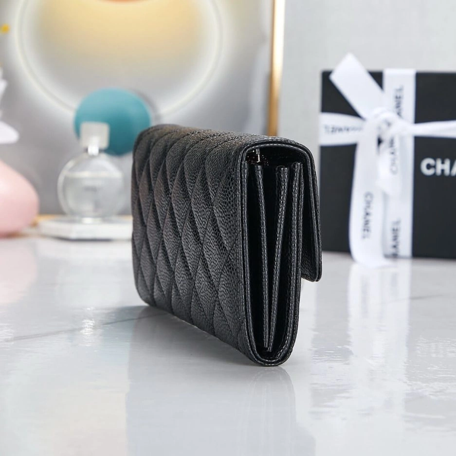 Chanel classic long wallet WrinkleFree 1051