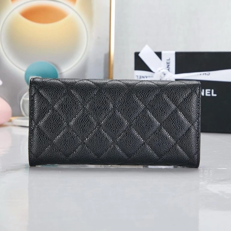 Chanel classic long wallet WrinkleFree 1051