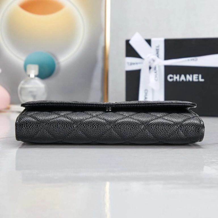Chanel classic long wallet WrinkleFree 1051