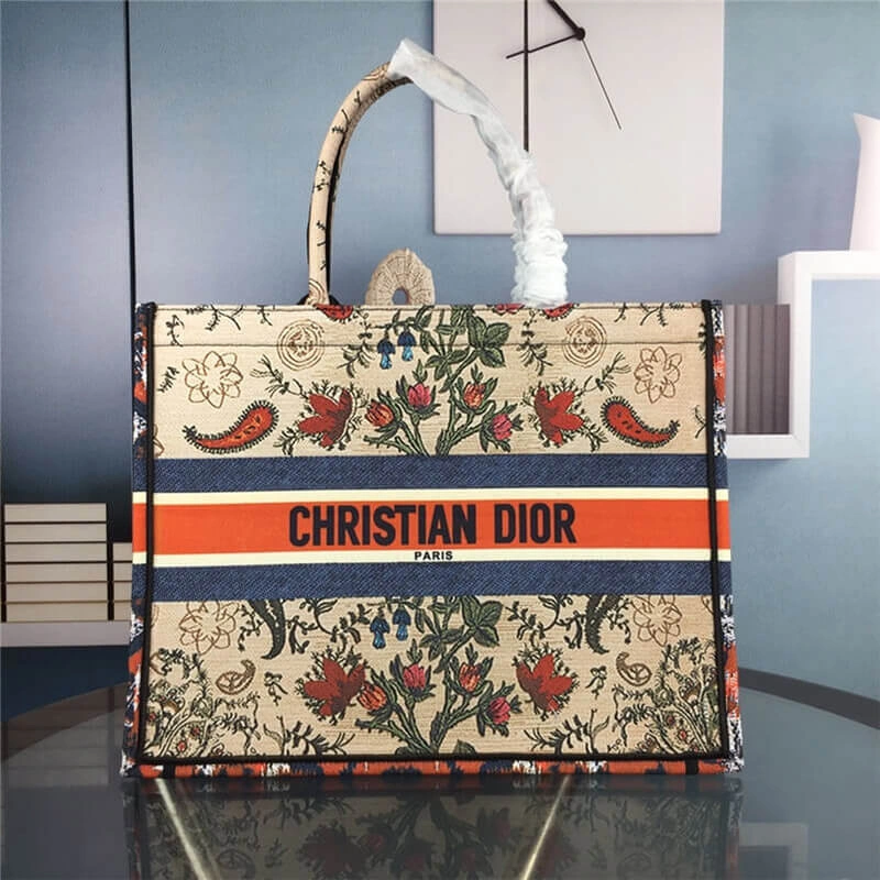 Stretchable DIOR BOOK TOTE light bag 1210