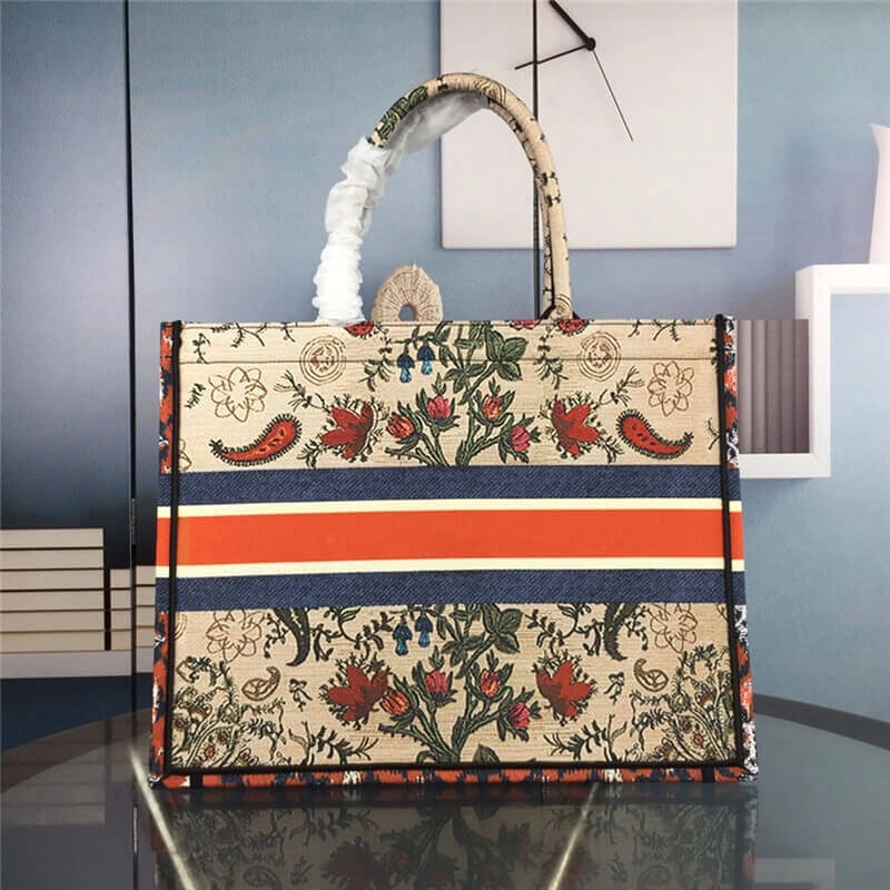 Stretchable DIOR BOOK TOTE light bag 1210
