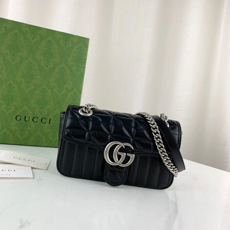 Sustainable GG MARMONT MINI SHOULDER BAG 873