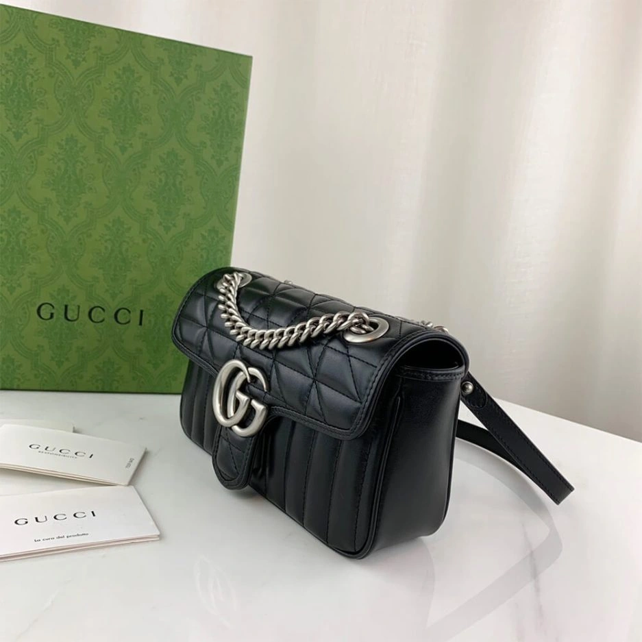 Sustainable GG MARMONT MINI SHOULDER BAG 873