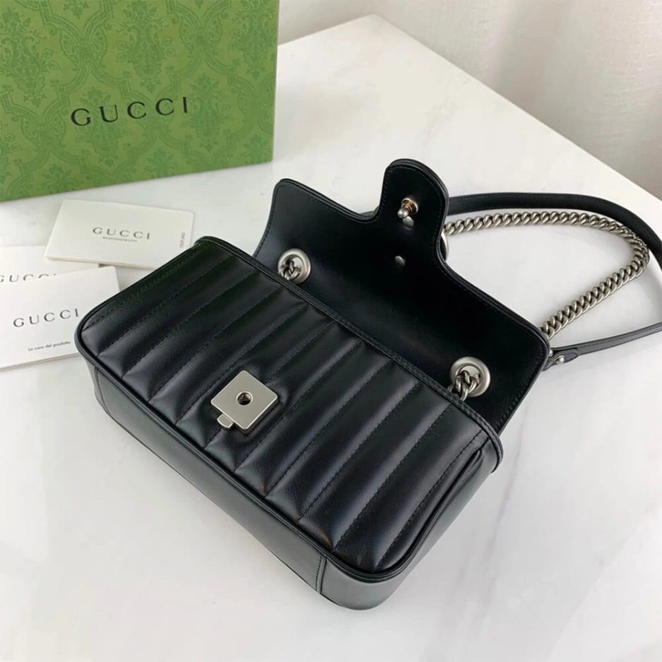 Sustainable GG MARMONT MINI SHOULDER BAG 873