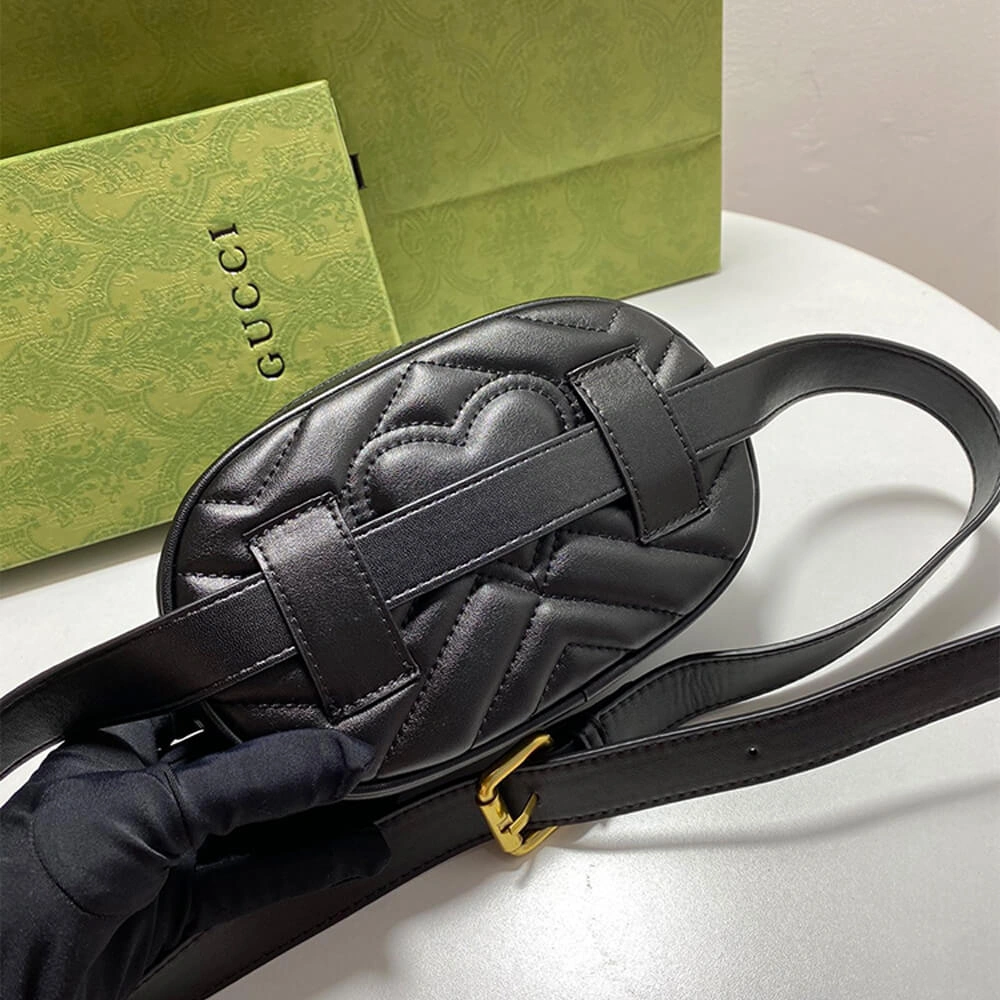 GG Marmont Quilted Leather Belt Bag Practical 1039