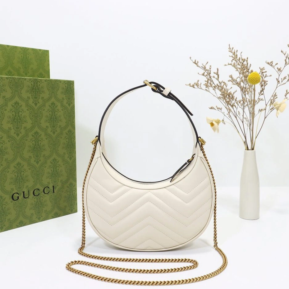 GG Marmont half-moon-shaped mini bag Original 858
