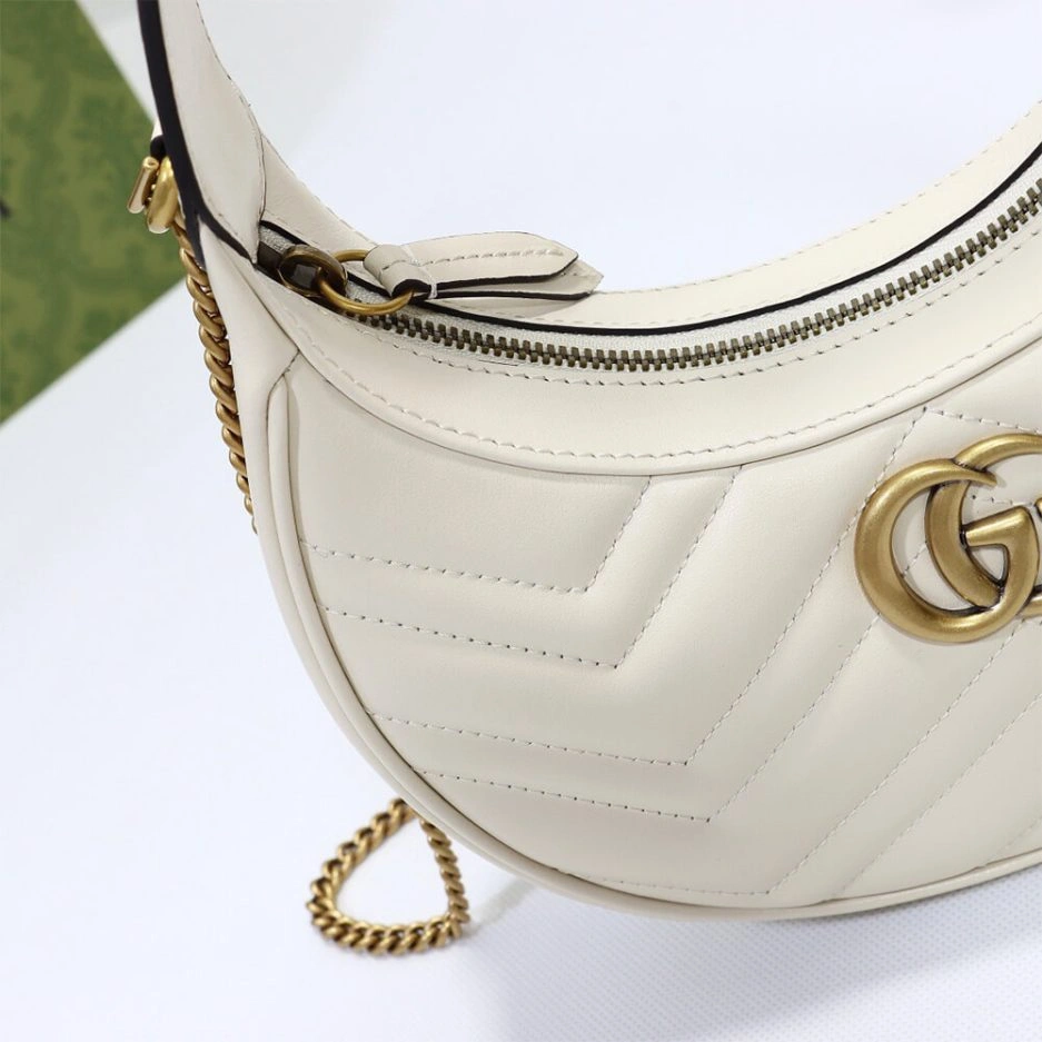 GG Marmont half-moon-shaped mini bag Original 858