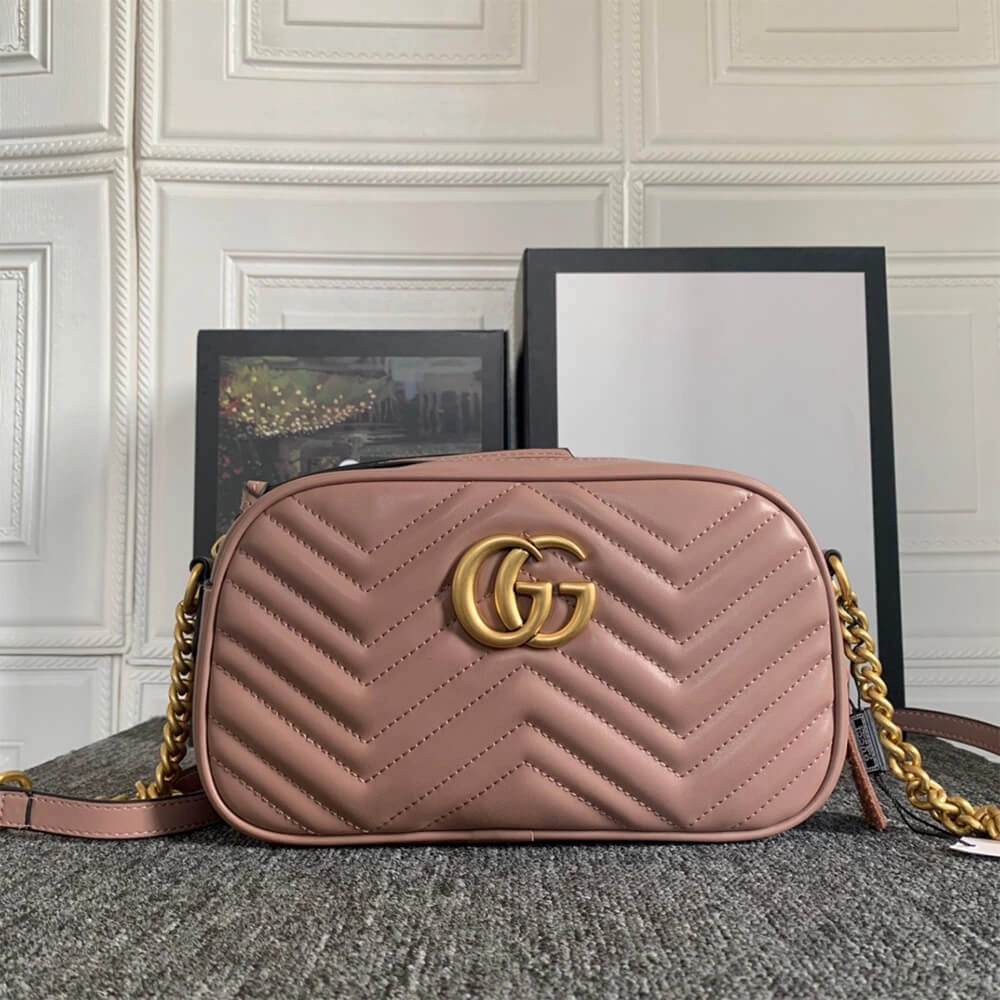 GG Marmont small matelasse shoulder bag Neat 955