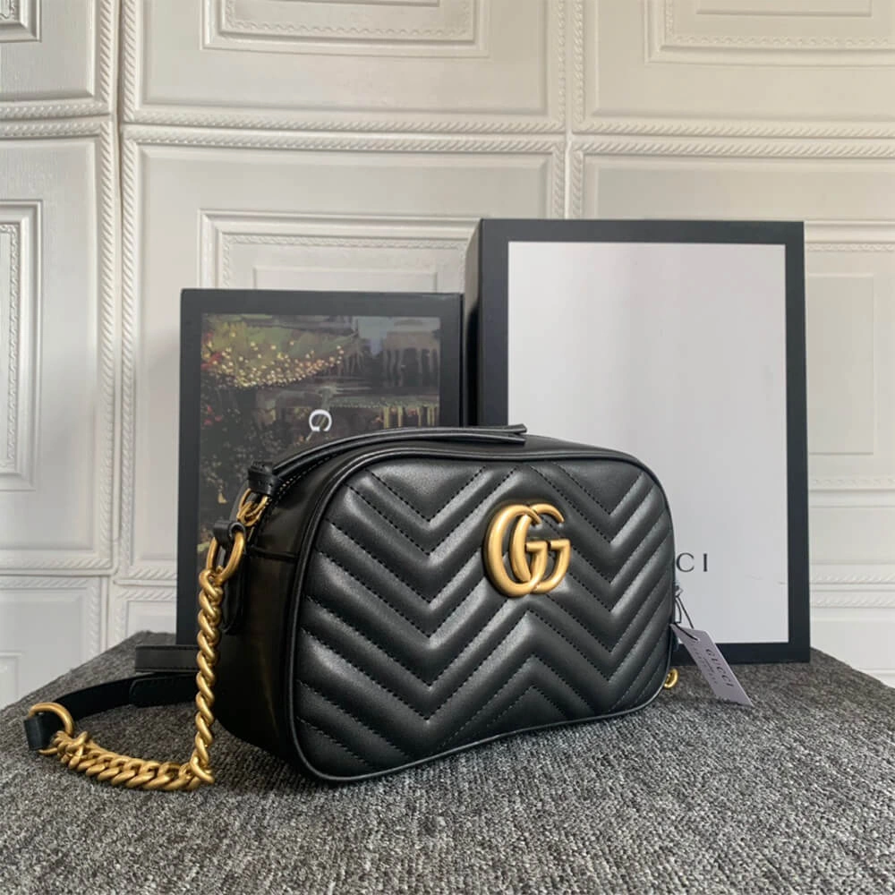 FastDry GG Marmont small matelasse shoulder bag 951