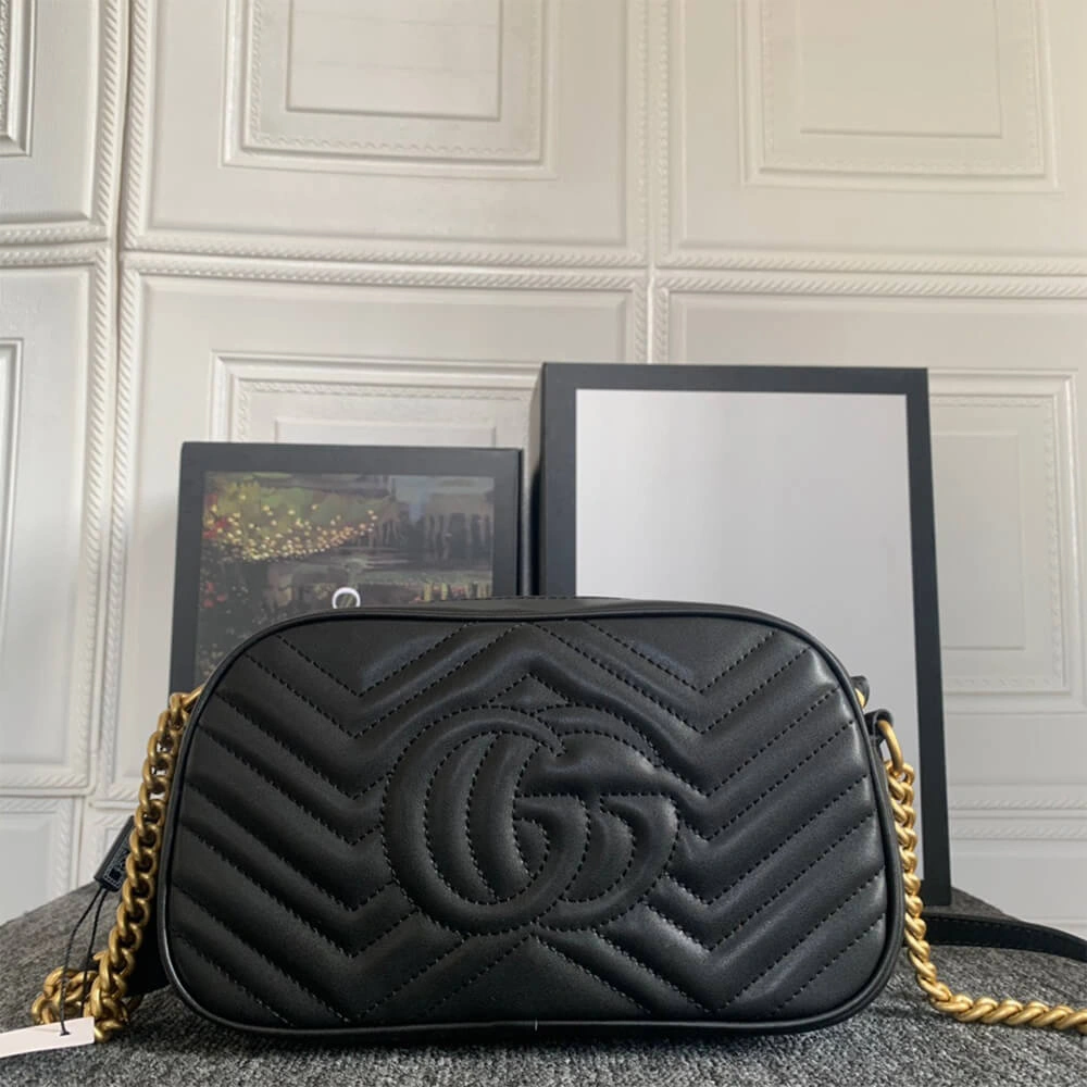 FastDry GG Marmont small matelasse shoulder bag 951